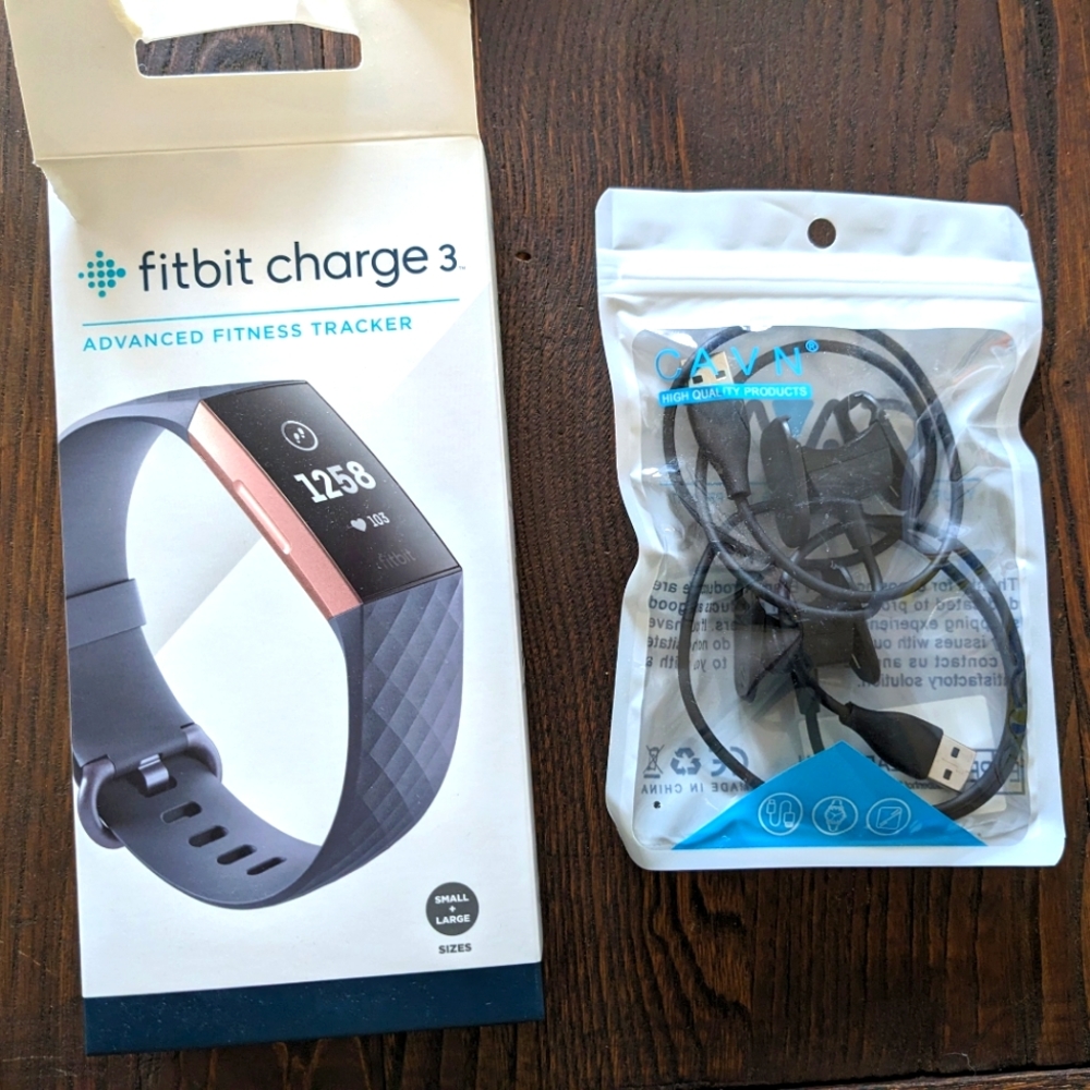 Fitbit Charge 3 with extra accessories
